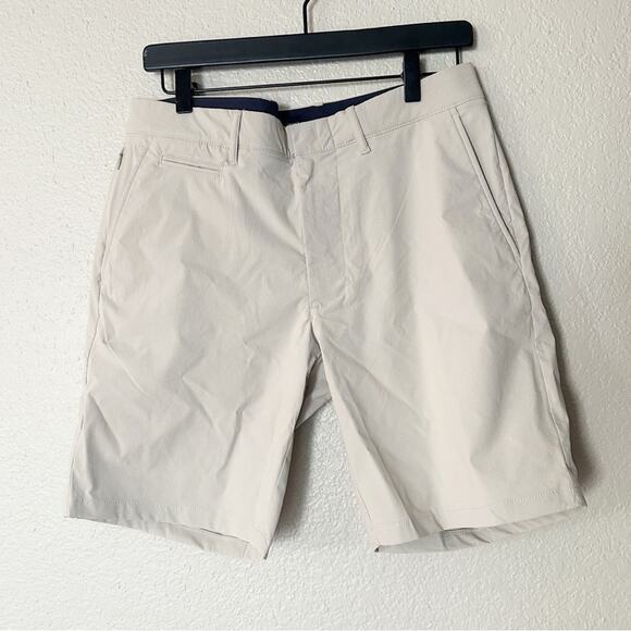 J. Crew Shorts Mens 9" Tech Performance UPF 50 Sun Protection Sport Stone Sz 31 - Picture 2 of 10